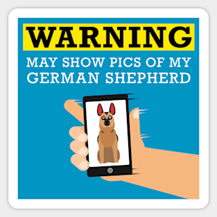 German Shepherd, May Show Pics of My Sticker
